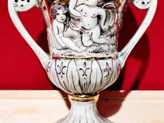 Vaza Capodimonte Italy, portelan vintage