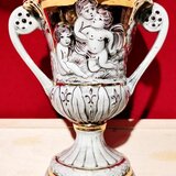 Vaza Capodimonte Italy, portelan vintage
